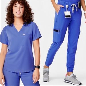 Preloved FIGS Limited Ed Denim Scrub Set